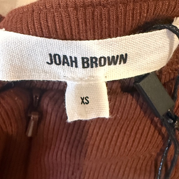 JOAH Brown invisible zip chestnut ax Brand new with tags.  Never worn - Picture 4 of 4